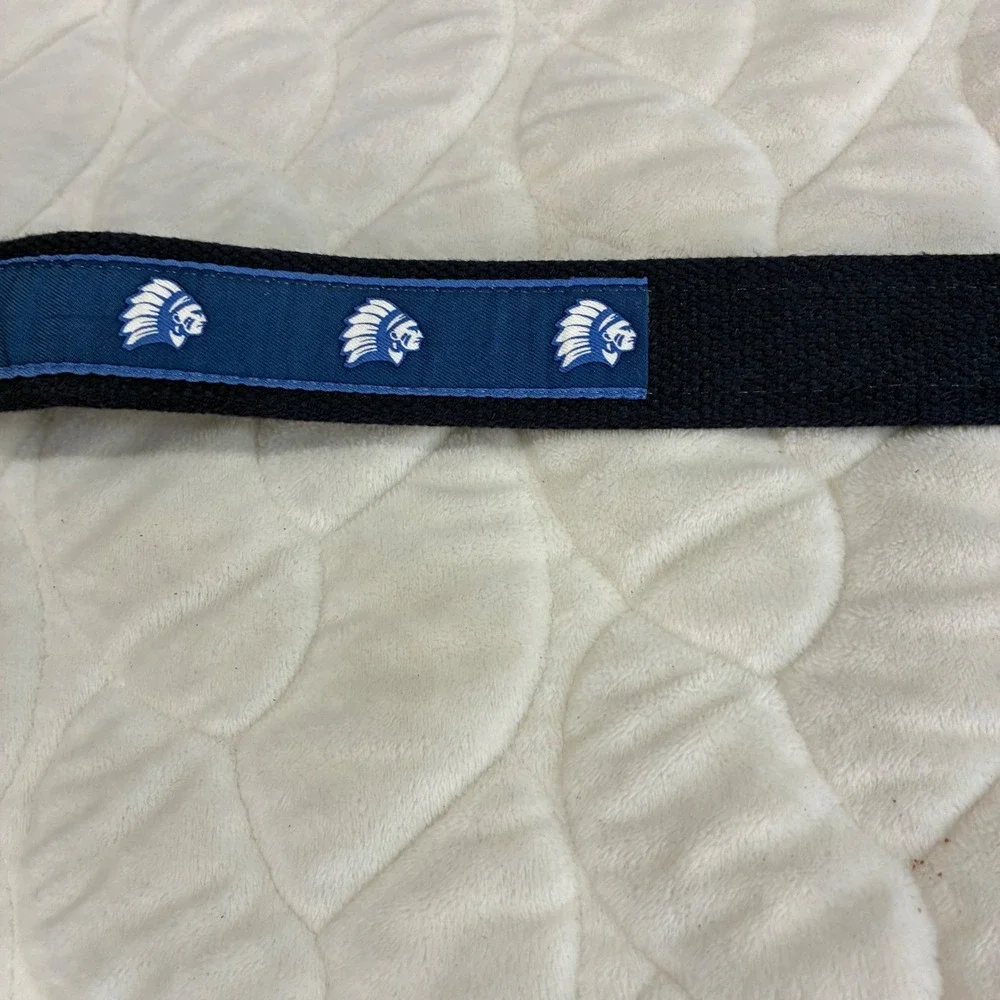 Vineyard Vines by‎ Shep & Ian Mens Navy Blue Belt with Native American Design-L